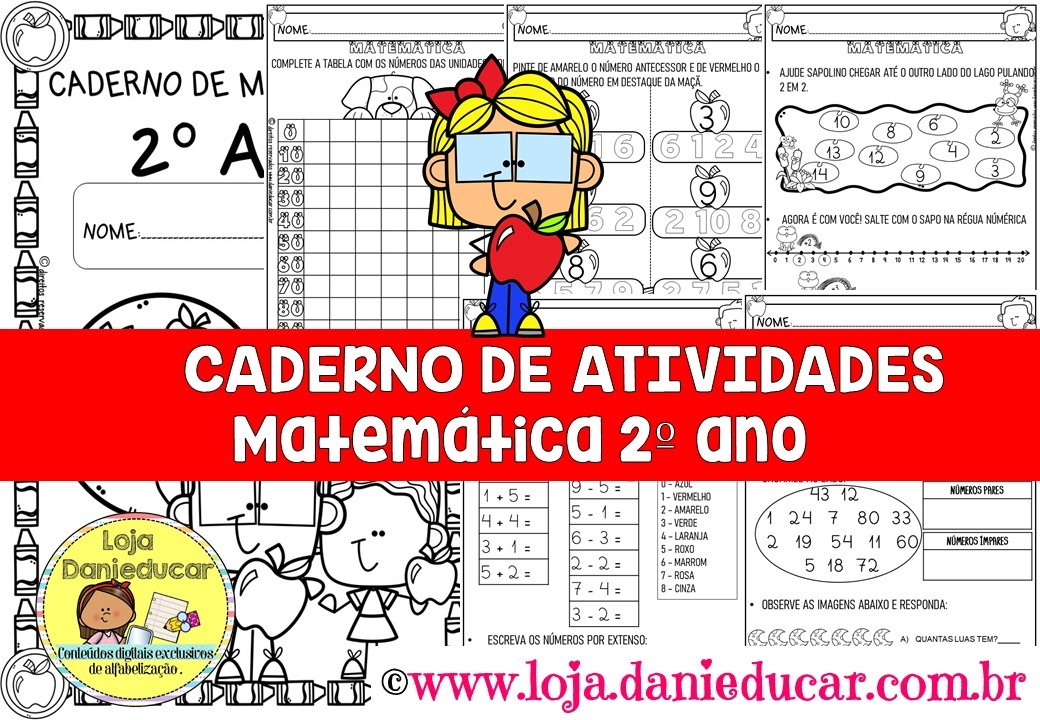 Caderno de Atividades de Matemática do 2º Ano (2023)